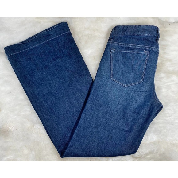 X2 Quality Denim Woman's Dark Wash Boot Cut Stretch Jeans Sz 6 - Picture 1 of 9